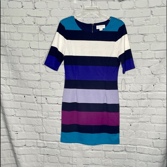 Jessica Simpson color block cotton dress.